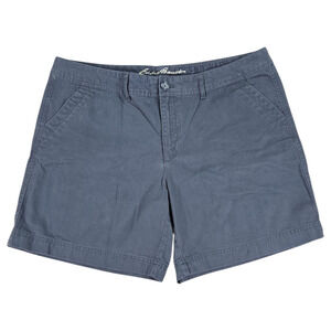 Eddie Bauer Wom 14 Blue Legendary Wash Shorts Spring Summer BBQ Everyday Casual